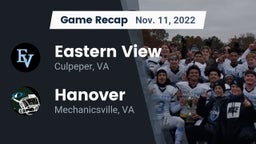 Recap: Eastern View  vs. Hanover  2022