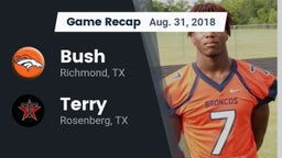 Recap: Bush  vs. Terry  2018