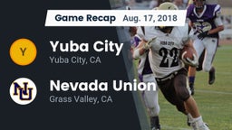 Recap: Yuba City  vs. Nevada Union  2018