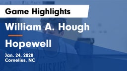 William A. Hough  vs Hopewell  Game Highlights - Jan. 24, 2020