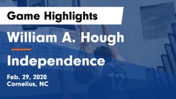 William A. Hough  vs Independence  Game Highlights - Feb. 29, 2020