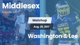 Matchup: Middlesex High vs. Washington & Lee  2017