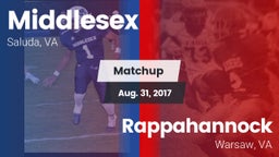 Matchup: Middlesex High vs. Rappahannock  2017