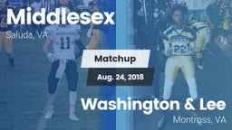 Matchup: Middlesex High vs. Washington & Lee  2018