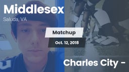 Matchup: Middlesex High vs. Charles City - 2018