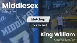 Matchup: Middlesex High vs. King William  2018