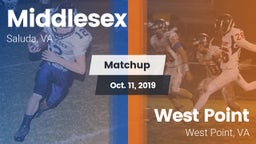 Matchup: Middlesex High vs. West Point  2019