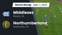 Recap: Middlesex  vs. Northumberland  2023
