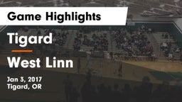 Tigard  vs West Linn  Game Highlights - Jan 3, 2017