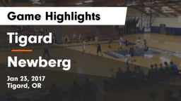 Tigard  vs Newberg  Game Highlights - Jan 23, 2017