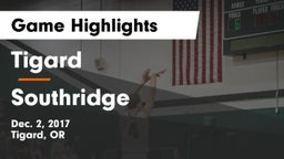 Tigard  vs Southridge  Game Highlights - Dec. 2, 2017