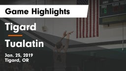 Tigard  vs Tualatin  Game Highlights - Jan. 25, 2019