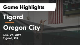 Tigard  vs Oregon City  Game Highlights - Jan. 29, 2019