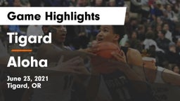Tigard  vs Aloha  Game Highlights - June 23, 2021
