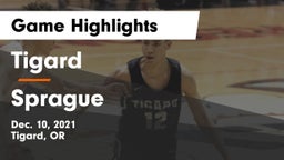 Tigard  vs Sprague  Game Highlights - Dec. 10, 2021