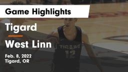 Tigard  vs West Linn  Game Highlights - Feb. 8, 2022