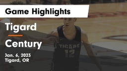Tigard  vs Century  Game Highlights - Jan. 6, 2023