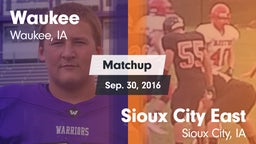 Matchup: Waukee  vs. Sioux City East  2016