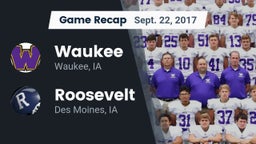 Recap: Waukee  vs. Roosevelt  2017