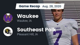Recap: Waukee  vs. Southeast Polk  2020