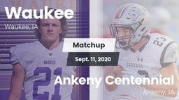 Matchup: Waukee  vs. Ankeny Centennial  2020