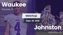 Matchup: Waukee  vs. Johnston  2020