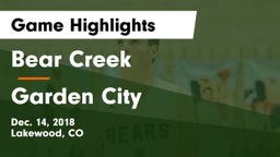 Bear Creek  vs Garden City  Game Highlights - Dec. 14, 2018