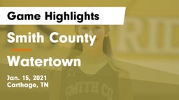 Smith County  vs Watertown  Game Highlights - Jan. 15, 2021