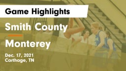 Smith County  vs Monterey  Game Highlights - Dec. 17, 2021