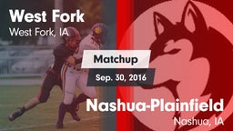 Matchup: West Fork High vs. Nashua-Plainfield  2016