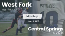 Matchup: West Fork High vs. Central Springs  2017