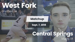 Matchup: West Fork High vs. Central Springs  2018