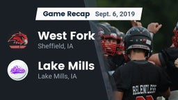 Recap: West Fork  vs. Lake Mills  2019