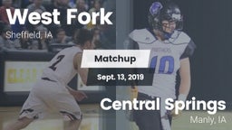 Matchup: West Fork High vs. Central Springs  2019
