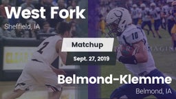 Matchup: West Fork High vs. Belmond-Klemme  2019
