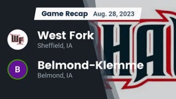 Recap: West Fork  vs. Belmond-Klemme  2023