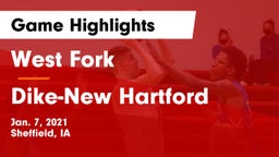 West Fork  vs ****-New Hartford  Game Highlights - Jan. 7, 2021