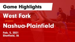 West Fork  vs Nashua-Plainfield  Game Highlights - Feb. 5, 2021