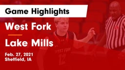 West Fork  vs Lake Mills  Game Highlights - Feb. 27, 2021