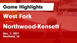 West Fork  vs Northwood-Kensett  Game Highlights - Dec. 7, 2021