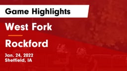West Fork  vs Rockford  Game Highlights - Jan. 24, 2022