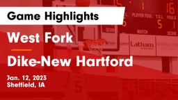 West Fork  vs ****-New Hartford  Game Highlights - Jan. 12, 2023