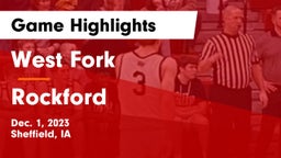 West Fork  vs Rockford  Game Highlights - Dec. 1, 2023