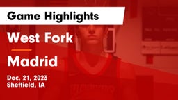 West Fork  vs Madrid  Game Highlights - Dec. 21, 2023