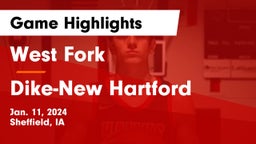 West Fork  vs ****-New Hartford  Game Highlights - Jan. 11, 2024