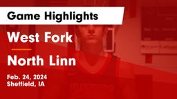 West Fork  vs North Linn  Game Highlights - Feb. 24, 2024