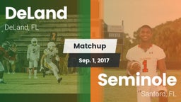 Matchup: DeLand  vs. Seminole  2017