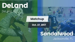 Matchup: DeLand  vs. Sandalwood  2017