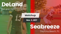 Matchup: DeLand  vs. Seabreeze  2017