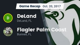 Recap: DeLand  vs. Flagler Palm Coast  2017
